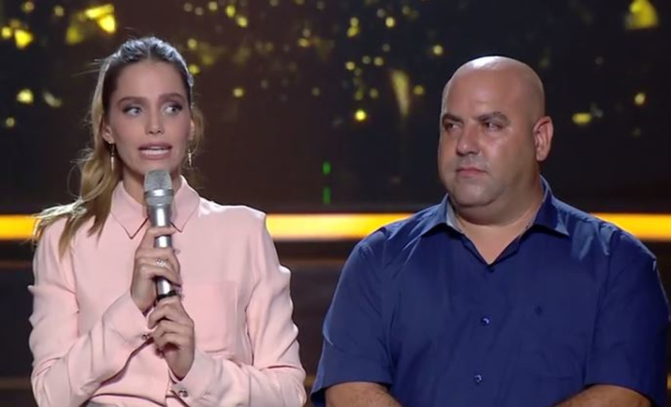 מתנצלת בשידור. רותם סלע ויוסי פיטוסי (צילום מסך)