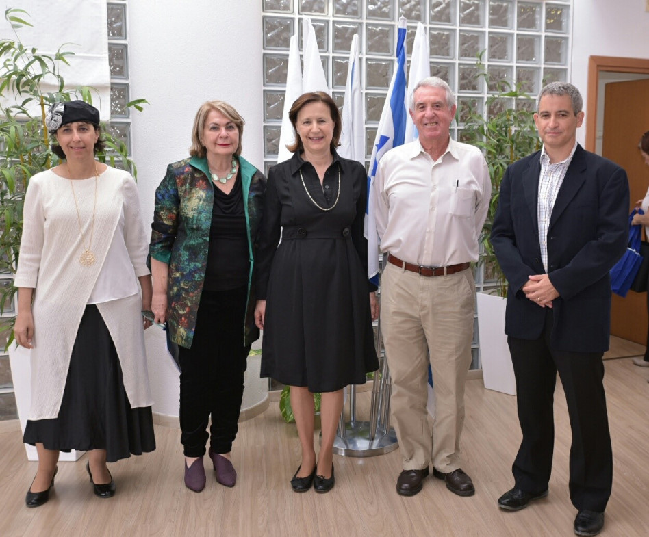 אלי הורוביץ, גדעון שפר, יפה זילברשץ, שוש ארד ואתי גרובגלד (צילום: שלומי אבוטבול)