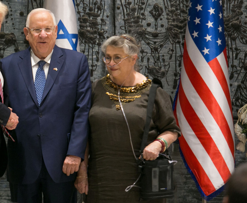 נחמה וראובן ריבלין (צילום: רויטרס)