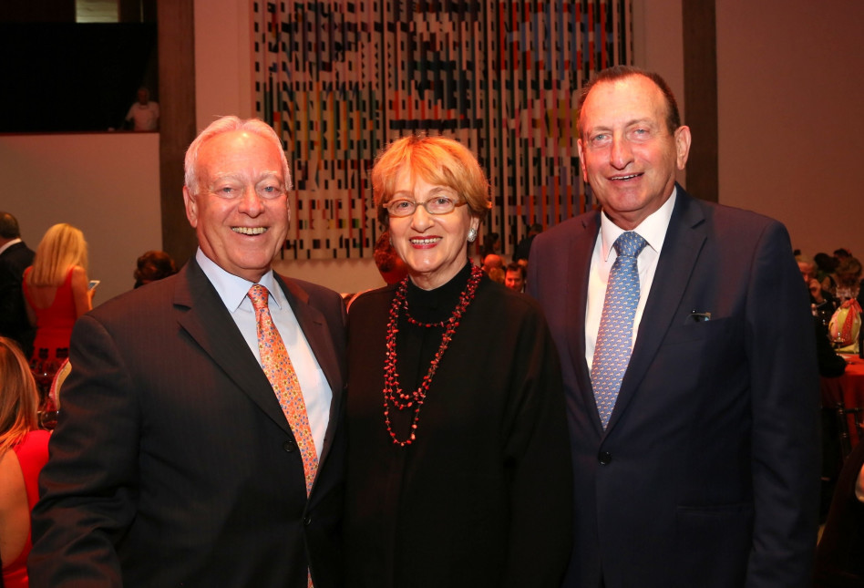 רון חולדאי, סוזן לנדאו וחיים סאמט (צילום: סיון פרג')