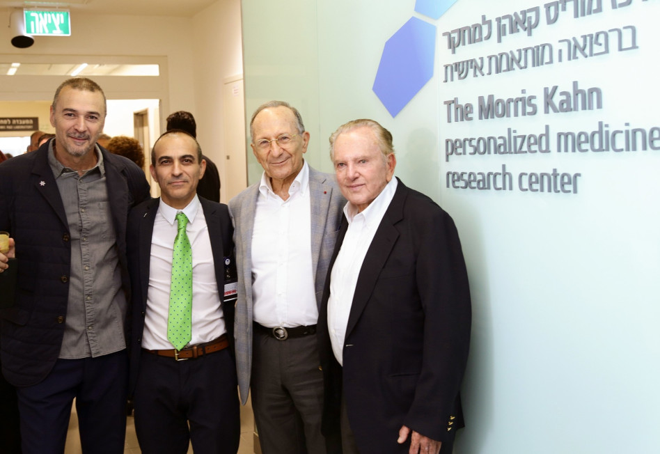 מוריס קאהן, סמי סגול, רוני גמזו ומריוס נכט (צילום: ג'ני ירושלמי, דוברות איכילוב)