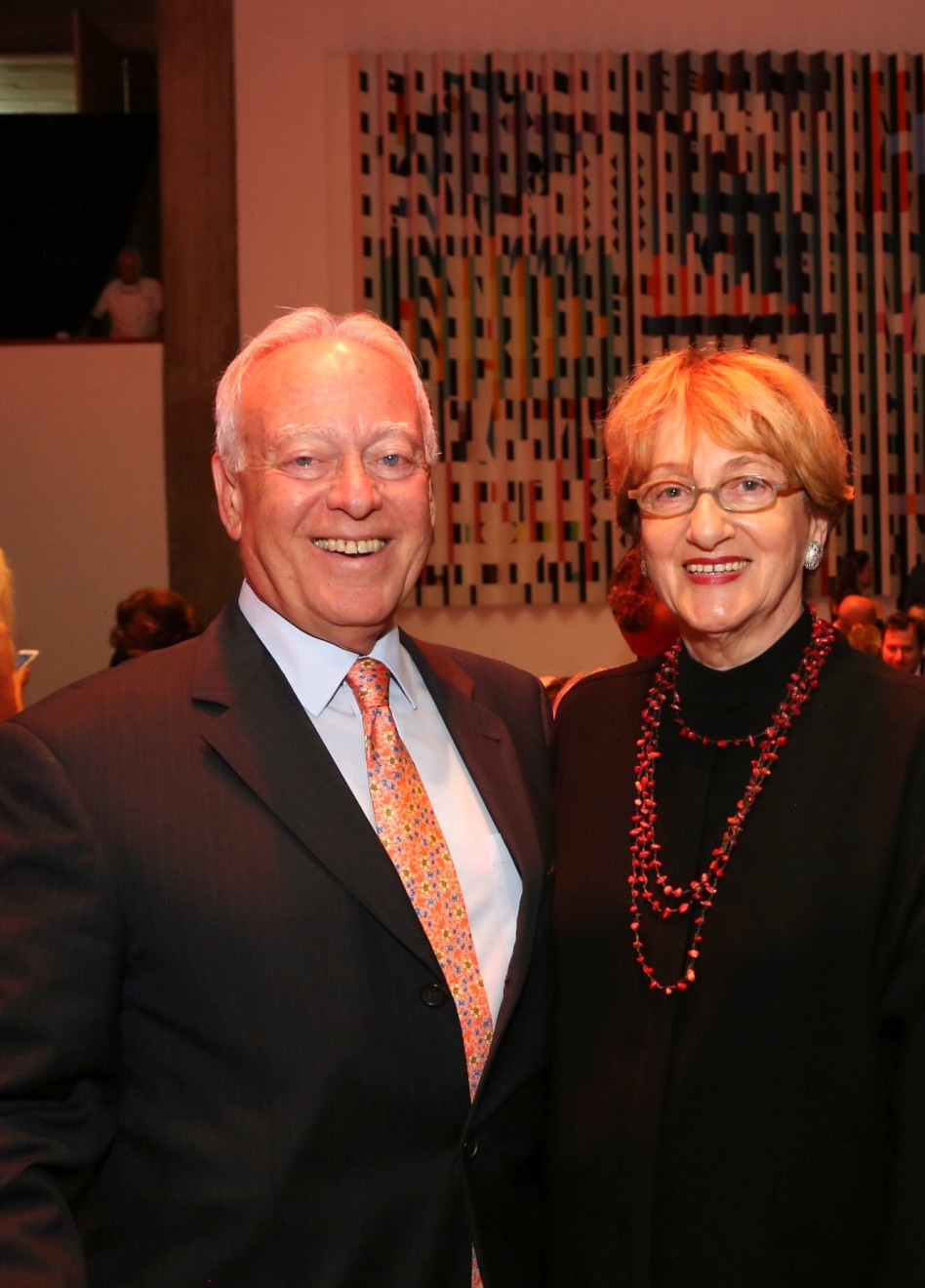 סוזן לנדאו וחיים סמאט (צילום: סיון פרג')