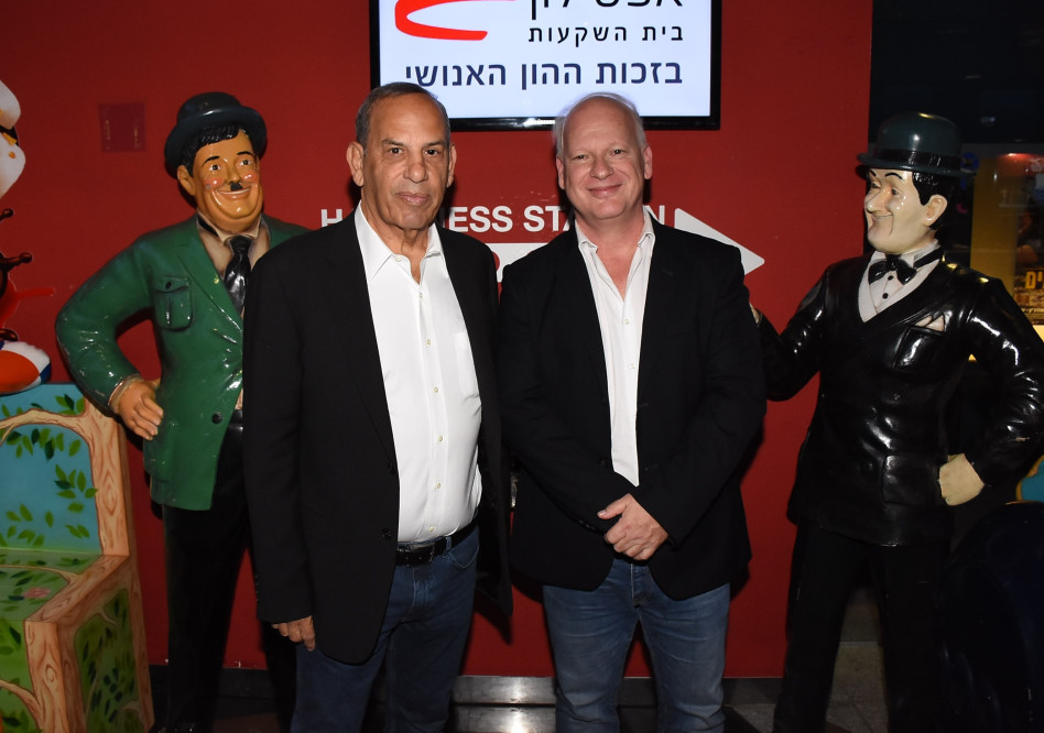 אלון פנקס ושמוליק פרנקל (צילום: אביב חופי)