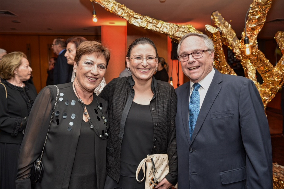 )יאיר המבורגר, מיכל עבאדי-בויאנג'ו ואילנה המבורגר(צילום: יוסי זיליגר