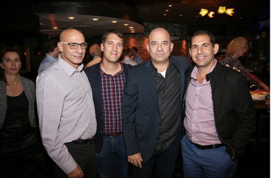 גיא אליאס, הדר גולדמן, כריס אקברי ושוקי אורן (צילום: נוי ערקובי)