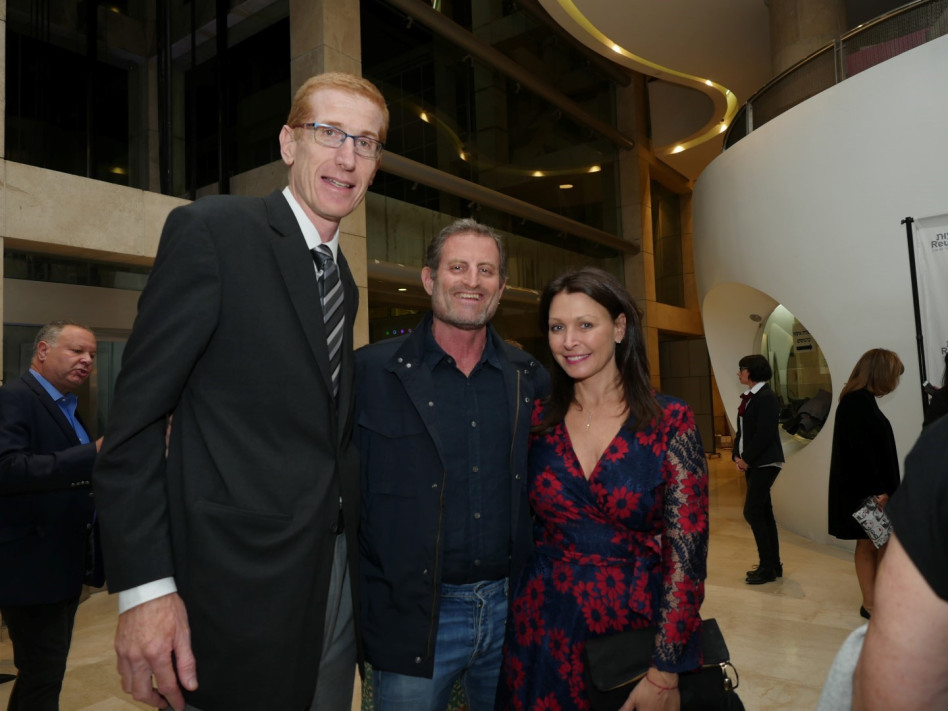 רונית רייכמן, דן להט ודב אלבוקרק (צילום: מאיר דקל)