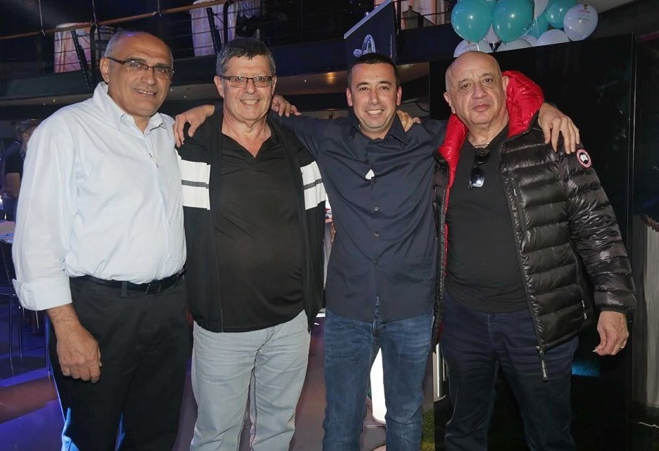 אבי סופר, גיא אדרי, שמוליק מנדזיצקי ויוסי סודרי (צילום: שוקה כהן)