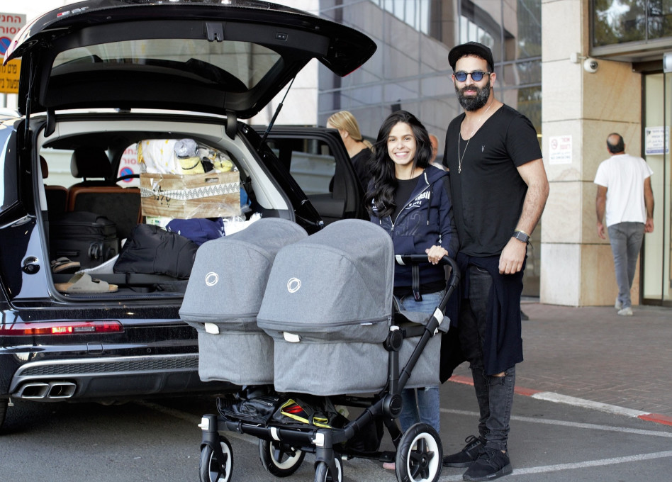 מזל טוב. מיכל וניר וייצמן (צילום: ניר סטולו)