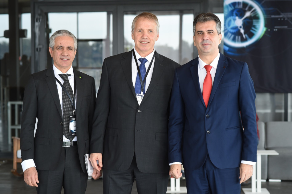 אלי כהן, אילן בירנפלד ויגאל דור (צילום: אלמוג סוגבקר)