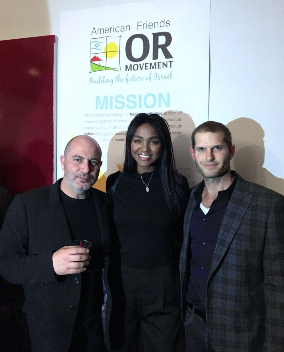 אופיר פישר, טיטי איינאו וליאור רז (צילום: עמותת תנועת אור)