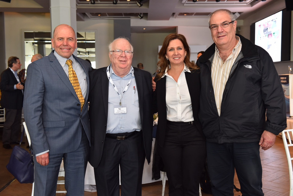 יגאל מאור, אורנה הוזמן-בכור, יורם זבה ומנדי זלצמן (צילום: דורון גולן)