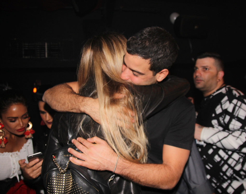 שוב מתחבקים. קסניה טרנטול ועמרי בן נתן (צילום: אור גפן)