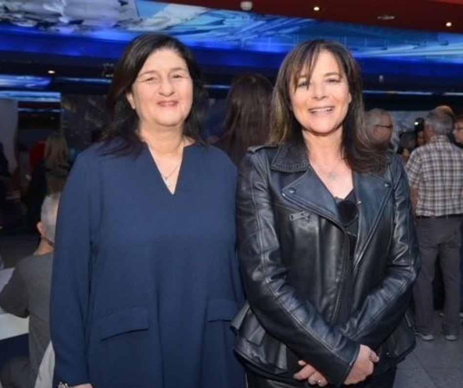 אלה גולן וסמדר ברבר-צדיק (צילום: תמר מצפי)