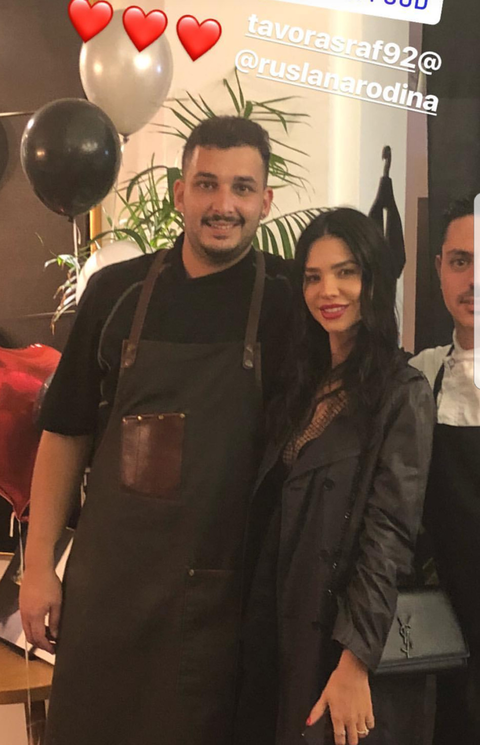 עם השף שבישל לארוחת זוגות