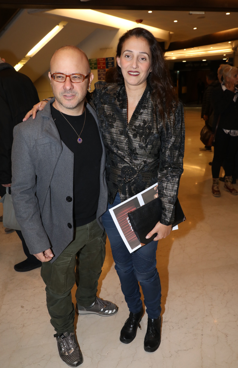 קובי אוז ואשתו