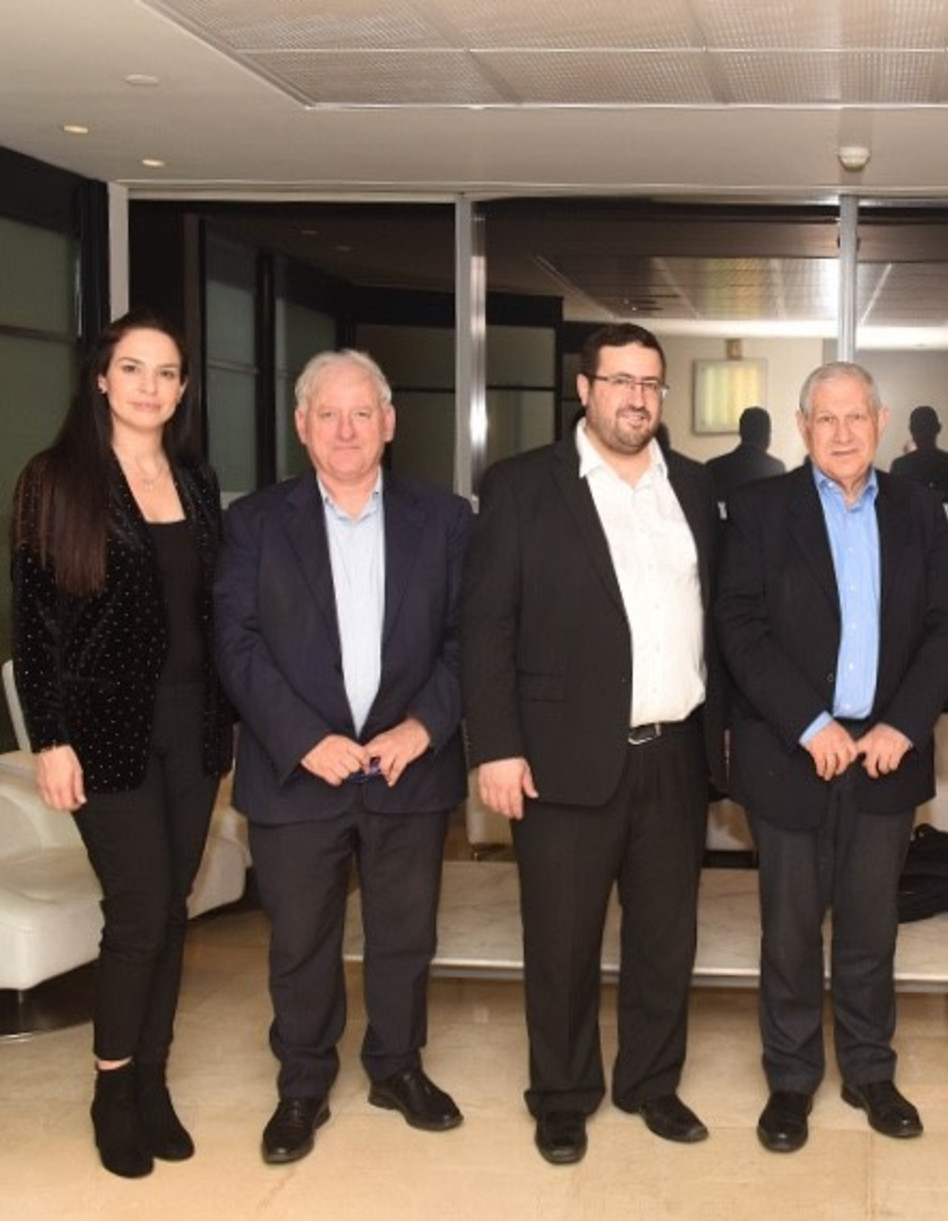  דוד ברודט, משה פרידמן, יאיר סרוסי ויפעת אורון (צילום: כפיר סיון)