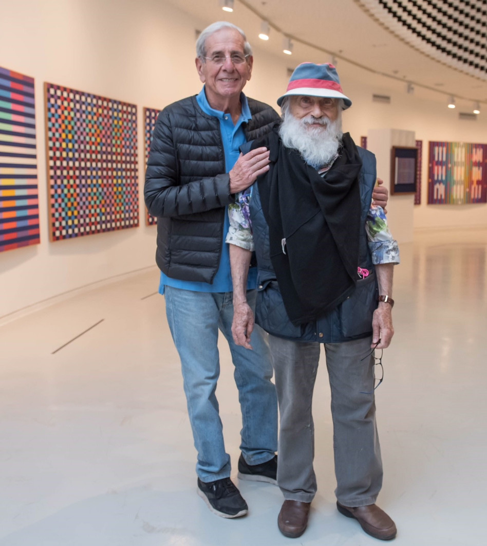 יעקב אגם וחיים טופול (צילום: אבי קקון)