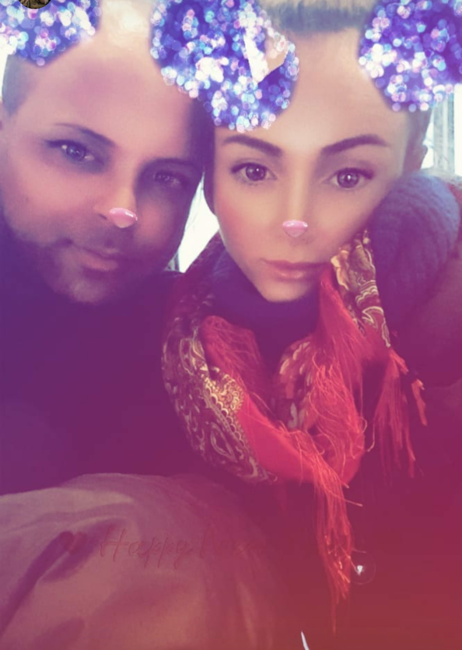 היוש לכם. קסניה טרנטול וישראל אור (צילום: אינסטגרם)