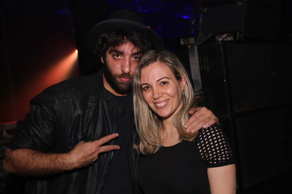 ענבל לביא והראפר טונה (צילום: עזרא לוי)