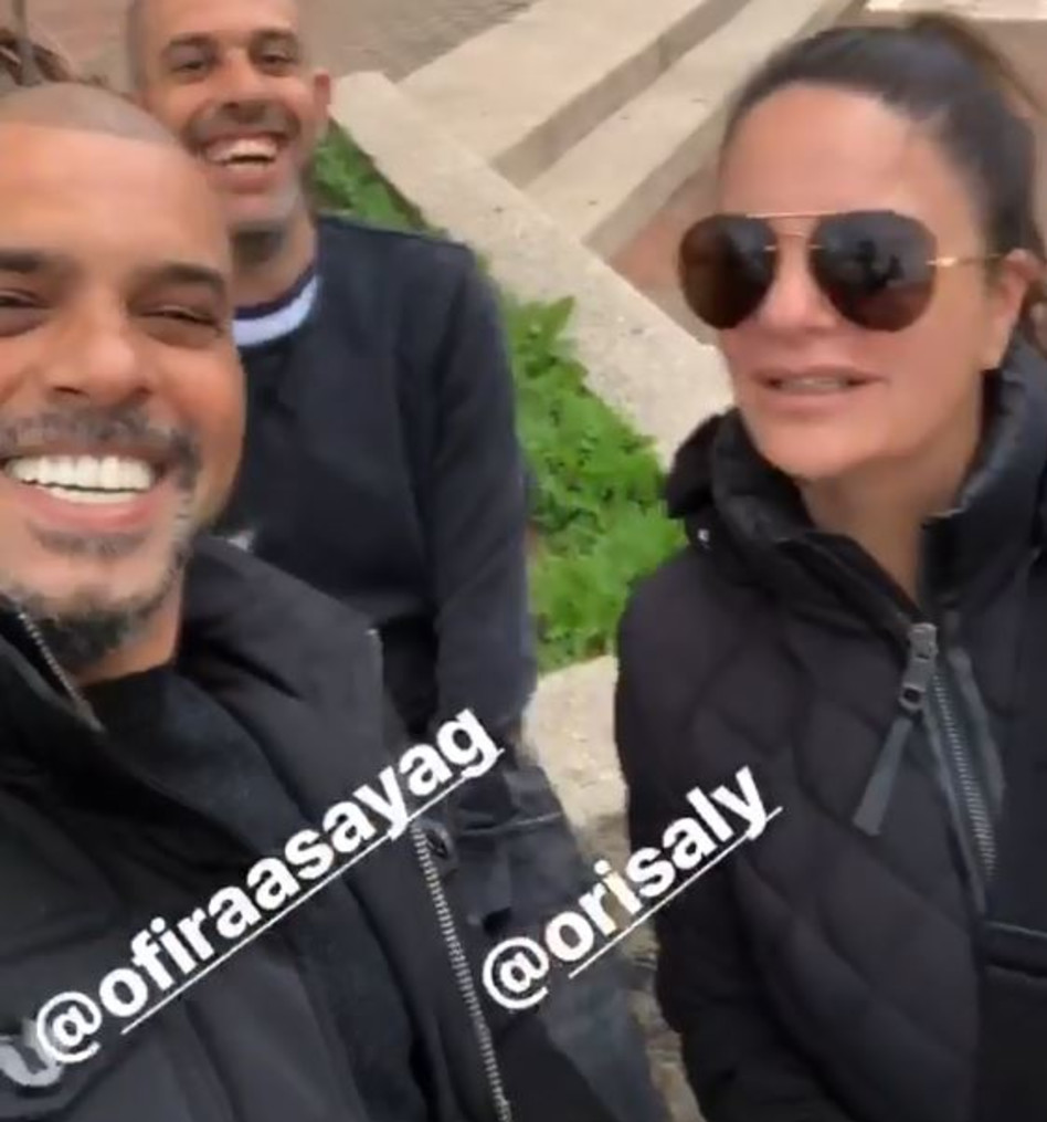 היוש. אופירה אסייג, אורי סלעי ואייל גולן (צילום: אינסטגרם)