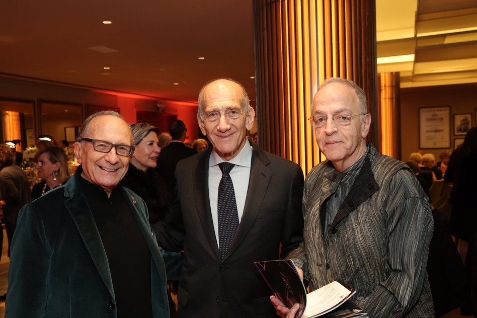  אבי שושני, אהוד אולמרט וסמי סגול (צילום: עודד אנטמן)