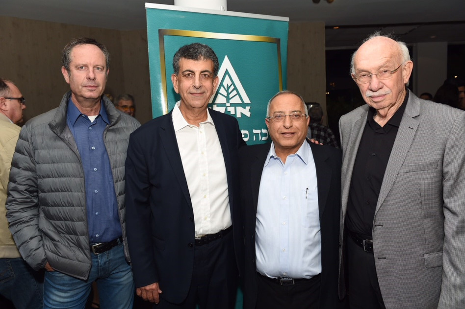 אביגדור קפלן, שמעון צוריאלי, אהוד רצאבי ואופיר פינס (צילום: ישראל הדרי)