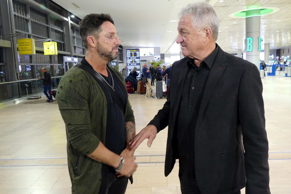 רגע לפני גולסטאר. עם שייע פייגנבוים (צילום: אמיר מאירי)