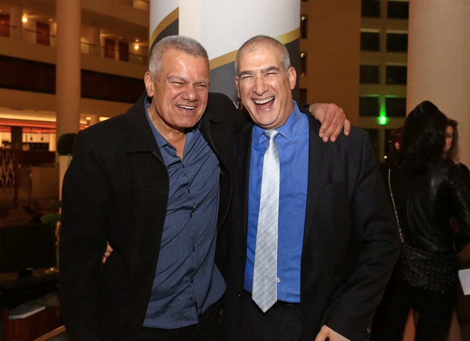 דיויד כהן ומשה טרי (צילום: פאביאן קולדרוף)