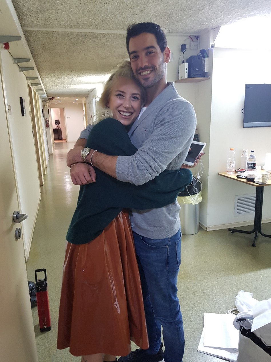 צמודים. עמרי בן נתן ועדי גרדוס