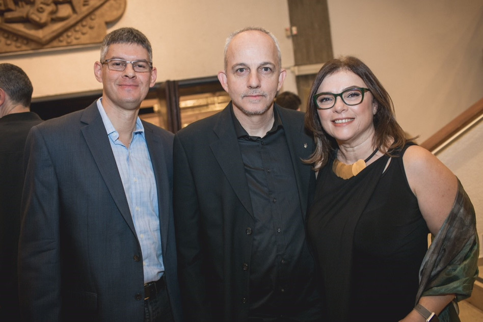 איריס רף רונן, דרור שקד וסקוט מורטמן (צילום: אילן ספרא)