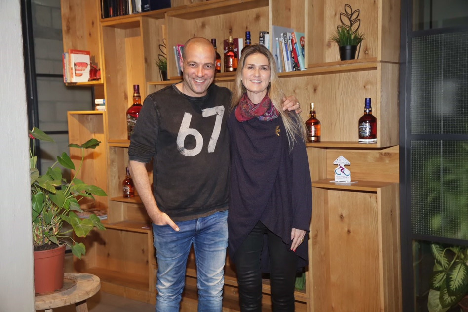 אסתר ברק לנדס ויואל חשין (צילום: שוקה כהן)