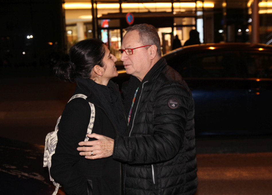 רגע לפני. שלמה בראבא ושמר גאון (צילום: אור גפן)