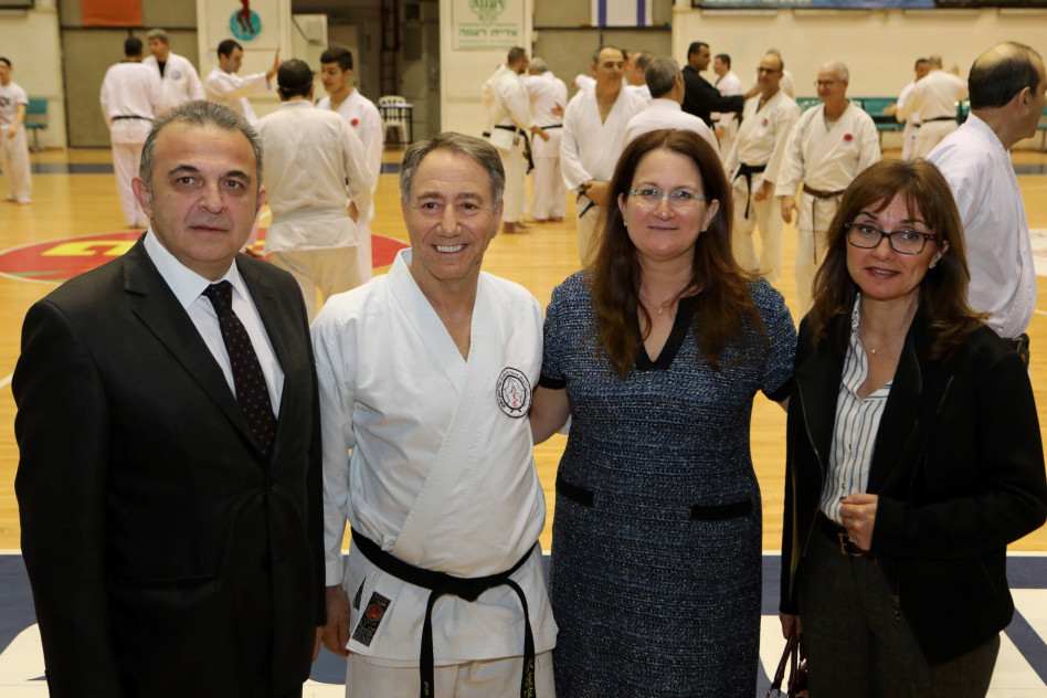 גולדם אוקום, דנה עזריאלי, דני חכים וכאמל אוקום (צילום: נמרוד גליקמן)