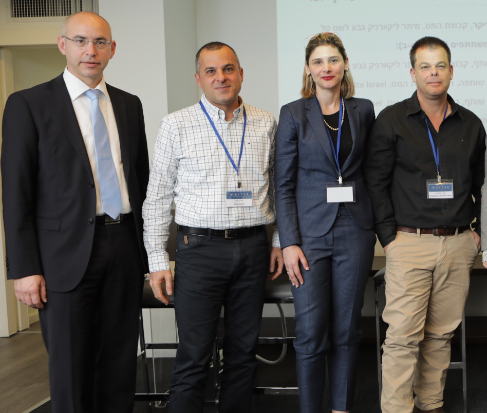  מאיר אקוניס, דינה פסקא, דורון סדן ונדב ויסמן  (צילום: מקסים גולובנוב)