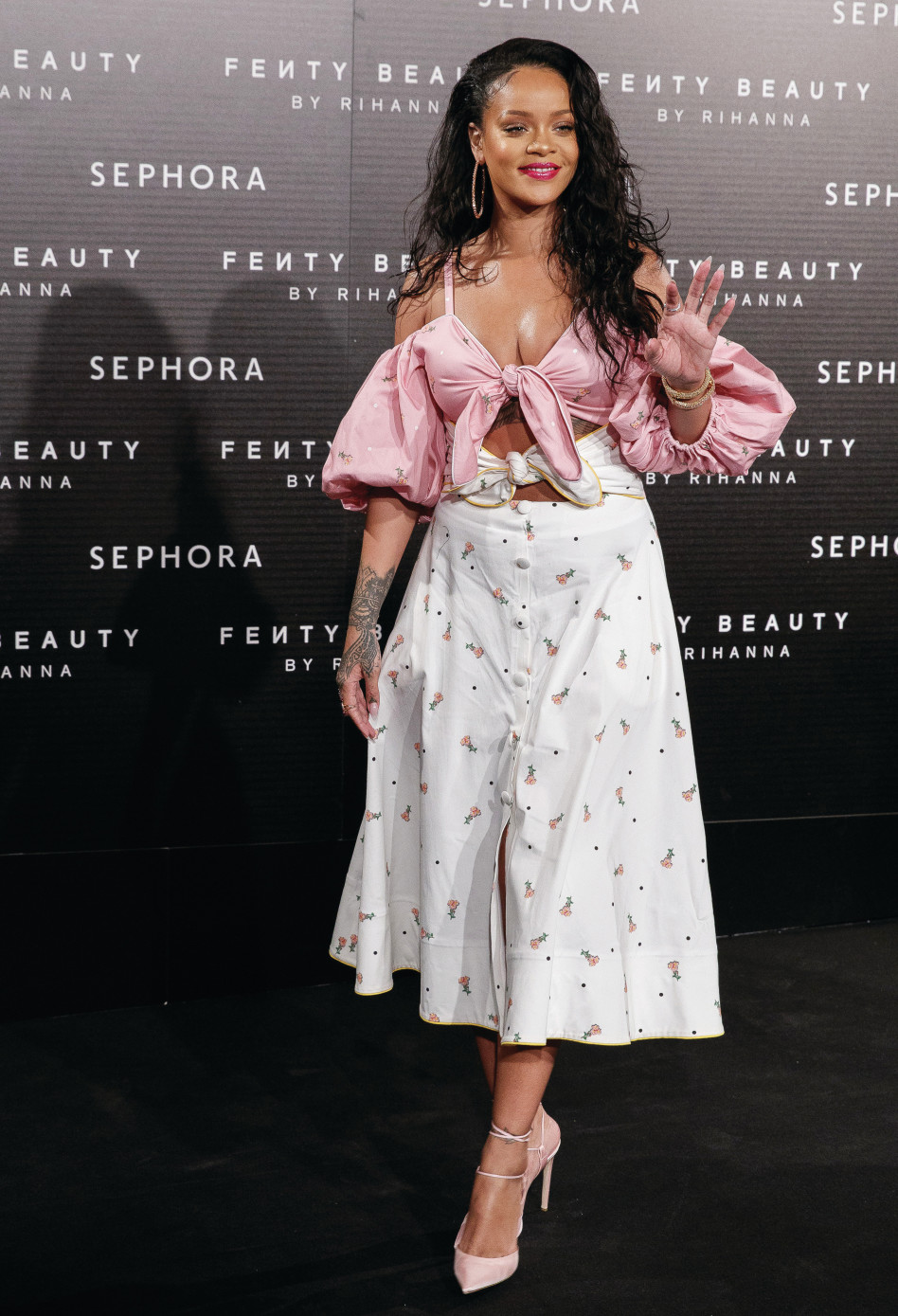 ילדה של אבא? ריהאנה (צילום: גטי)