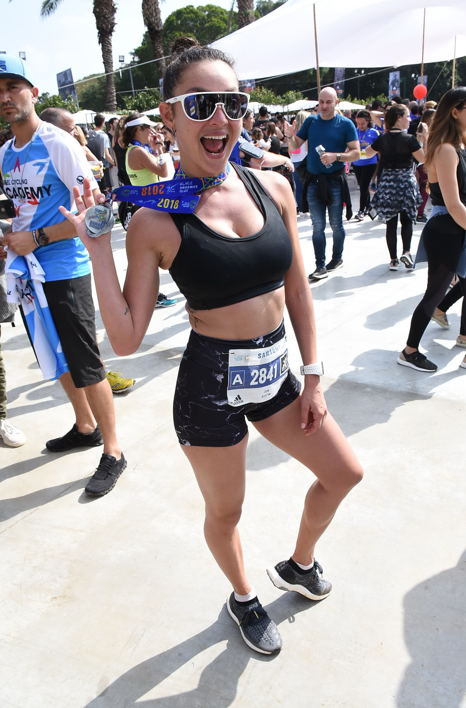 היחידה שרצה מרתון. אנה ארונוב