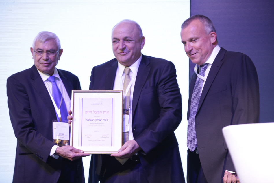 יוסי אריה, יצחק תשובה ויוסי רוזן (צילום: דרור סיתהכל)