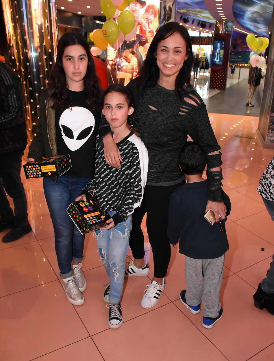 עם הקידס. שרון איילון (צילום: אביב חופי)