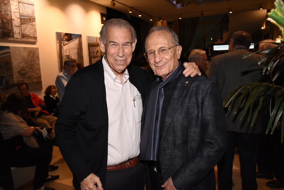 סמי סגול ומושיק תאומים  (צילום: אביב חופי)