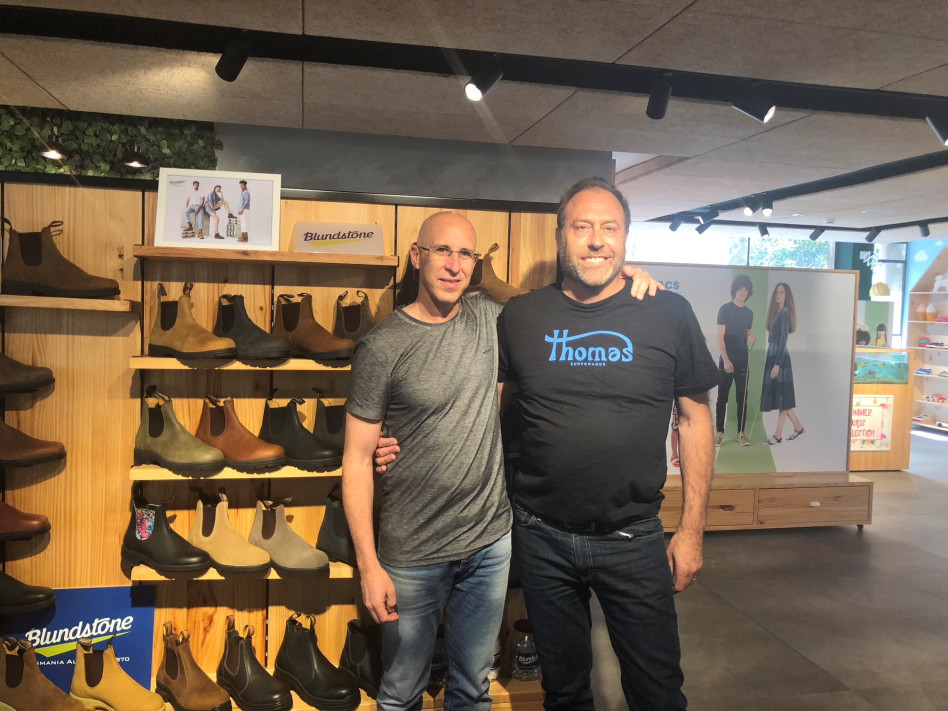 אדם בלייק ומיכאל הורוביץ (צילום: אבי לוי)