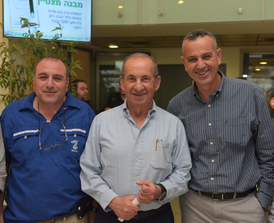 נפתלי דרעי, משה וידמן וניסים שלם (צילום: אבשלום ששוני)