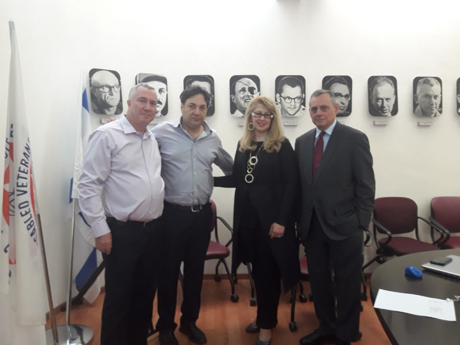 קוסטה ביקס, קטרינה קאסולי, עברי ורבין ויזהר קנה (צילום: מור סטולר)