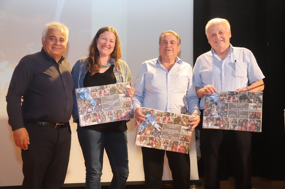  אשר גרינבאום, עוזי דיין,נעמה שבתאי ובני ביטון  (צילום: איקי מימון)