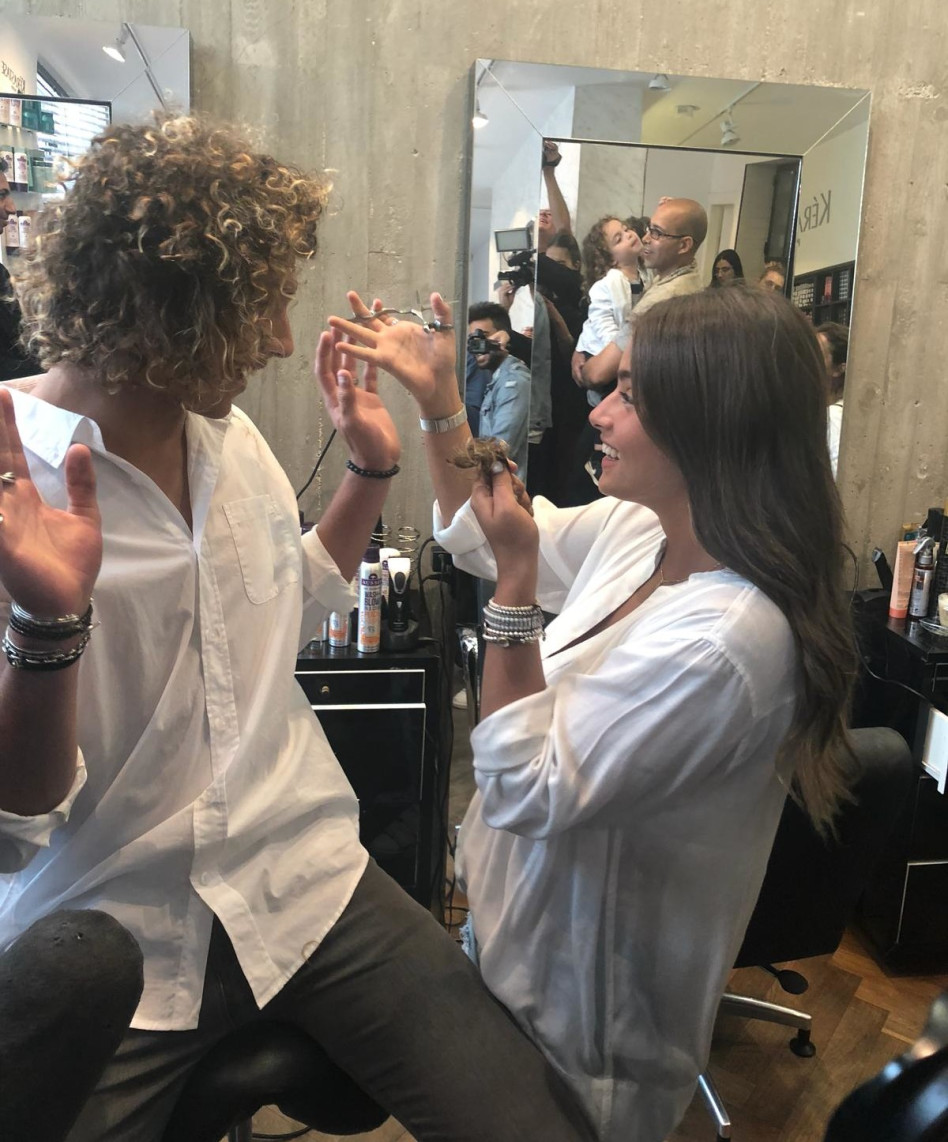 ככה זה התחיל! נועה קירל וברק שמיר (צילום: אביב חופי)