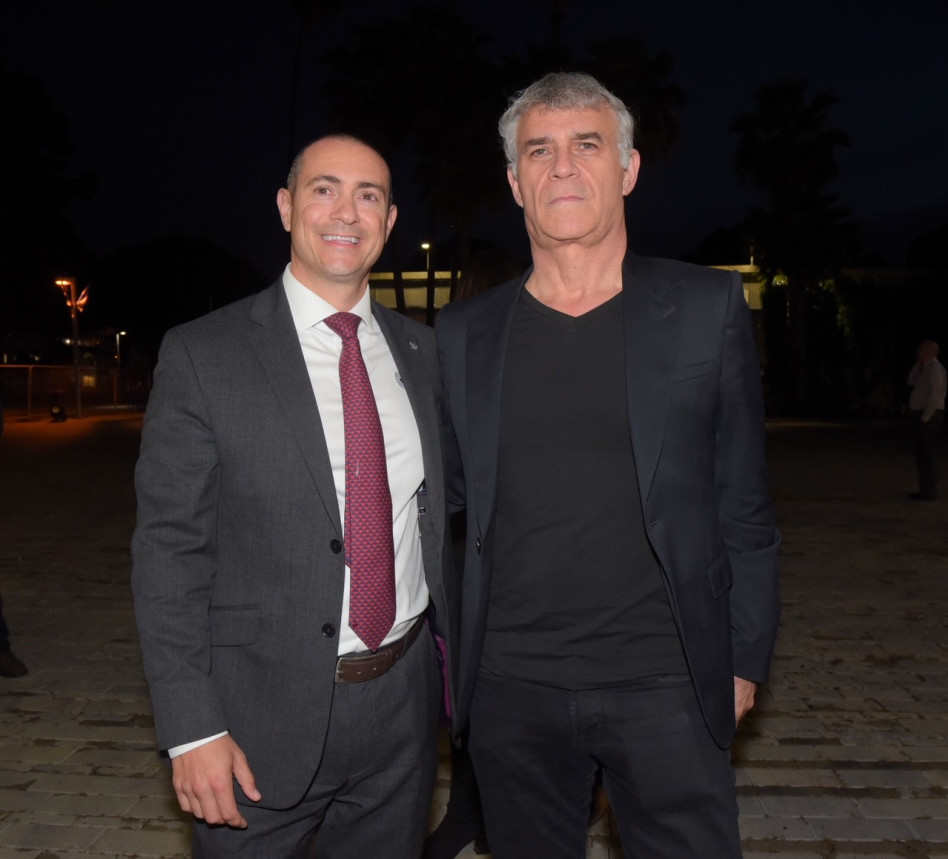 ישי דוידי ואודי דאהן (צילום: אבשלום ששוני)