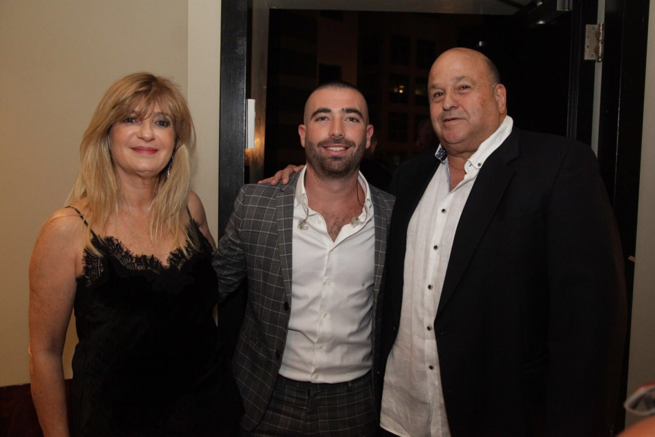 דוד פורר, עומר אדם ומיכל פורר (צילום: אלון תלמ)