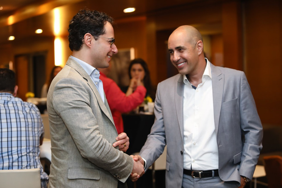 שרון אלון וסטיב קולנס (צילום: יח"צ)