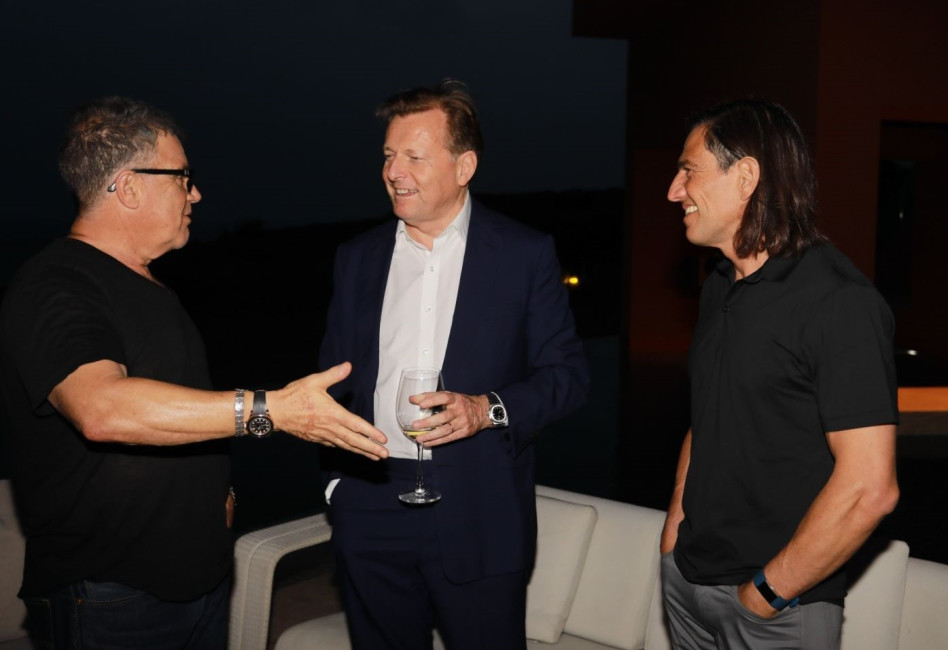 ניר לבנת, רובין וודהד ועידן עופר (צילום: אבישי פינקלשטיין)