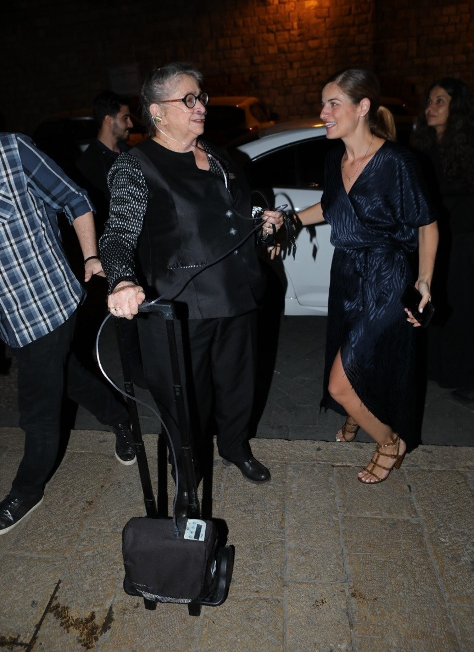 שרון טל ונחמה ריבלין (צילום: עופר חן)