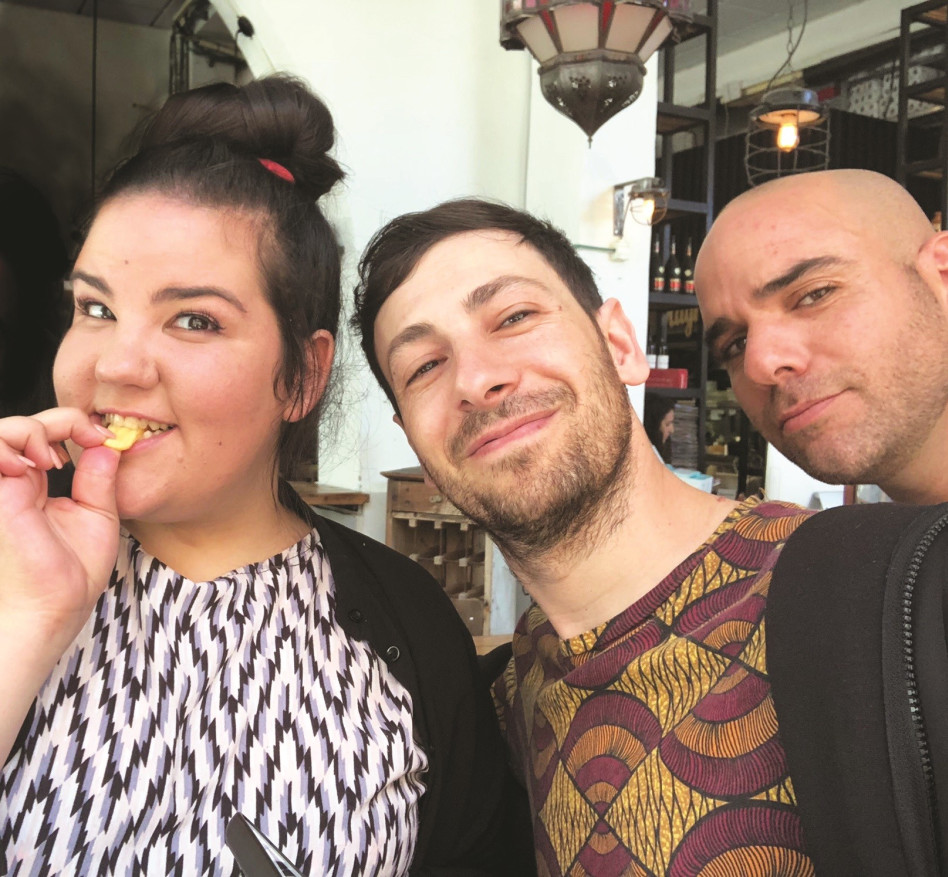 מאור צבר, איתי בצלאלי, נטע ברזילי (צילום: פרטי)